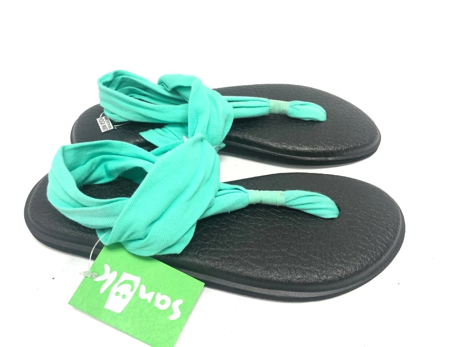Sanuk Women Yoga Sling 2 SWS10001 Casual Flip Flop Sandal Yoga Mat Shoes Size 7
