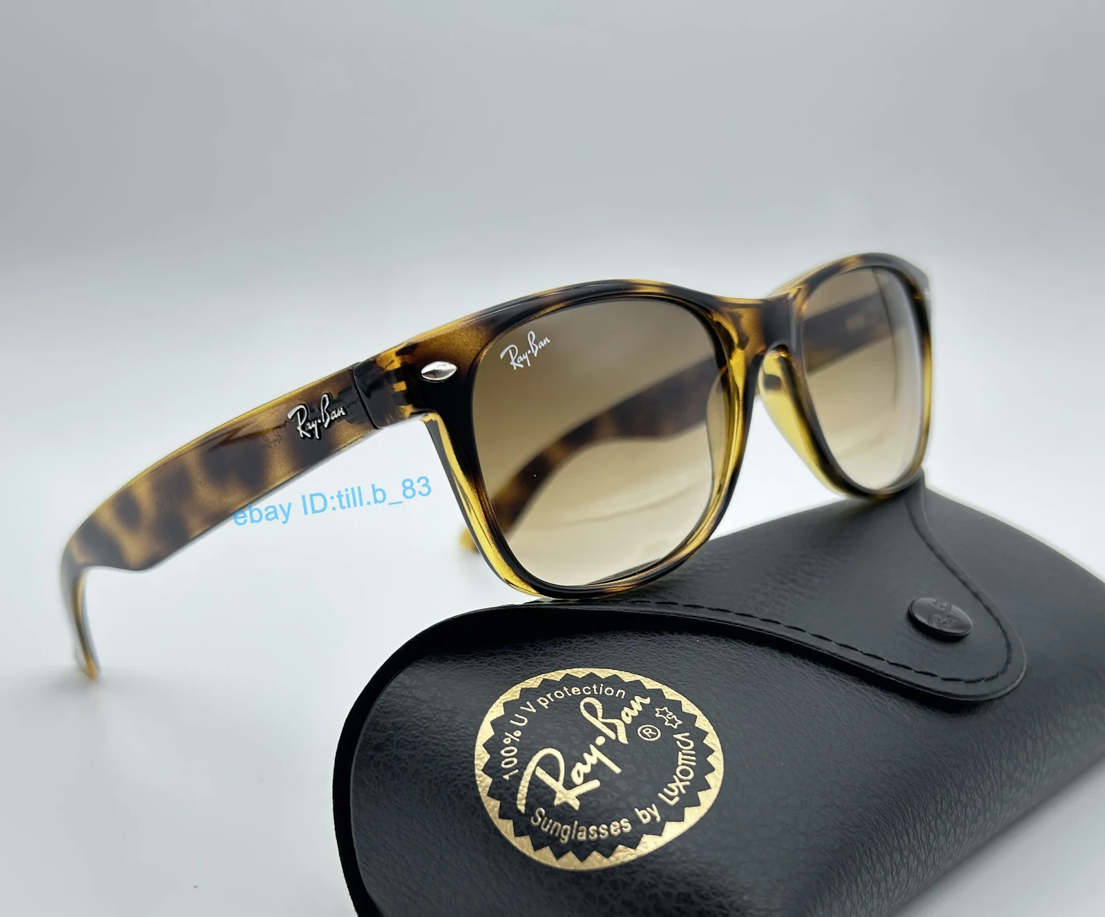 Ray-Ban RB2132 Sunglasses Havana Frame Light Brown Gradient Lens 55mm