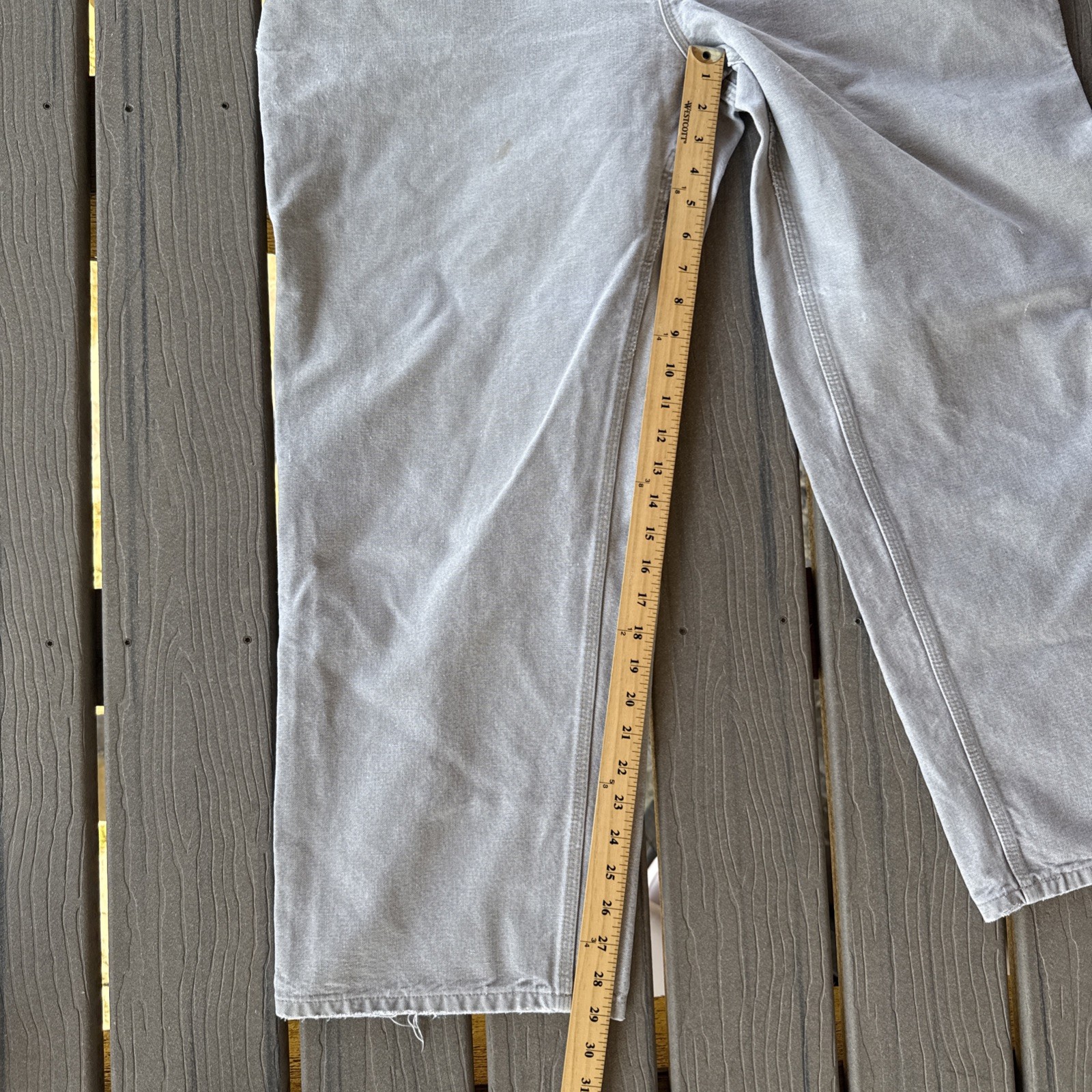 Carhartt MENS 42×29 B11 DES ‘Desert’ Canvas Dungaree Carpenter Work Pants USA
