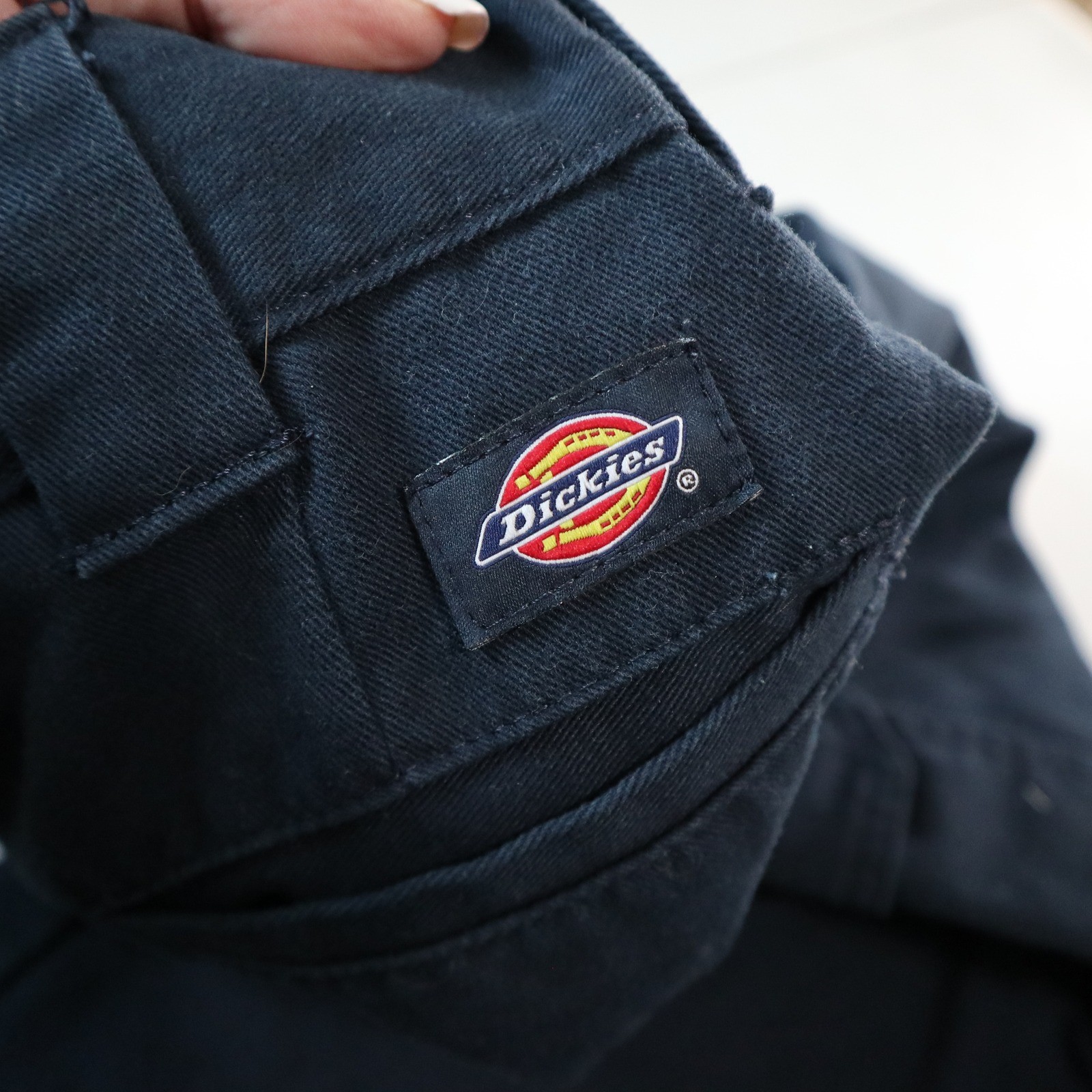 Dickies Cargo Pants Mens 30×29 Relaxed Straight Dark Navy Blue Workwear Utility