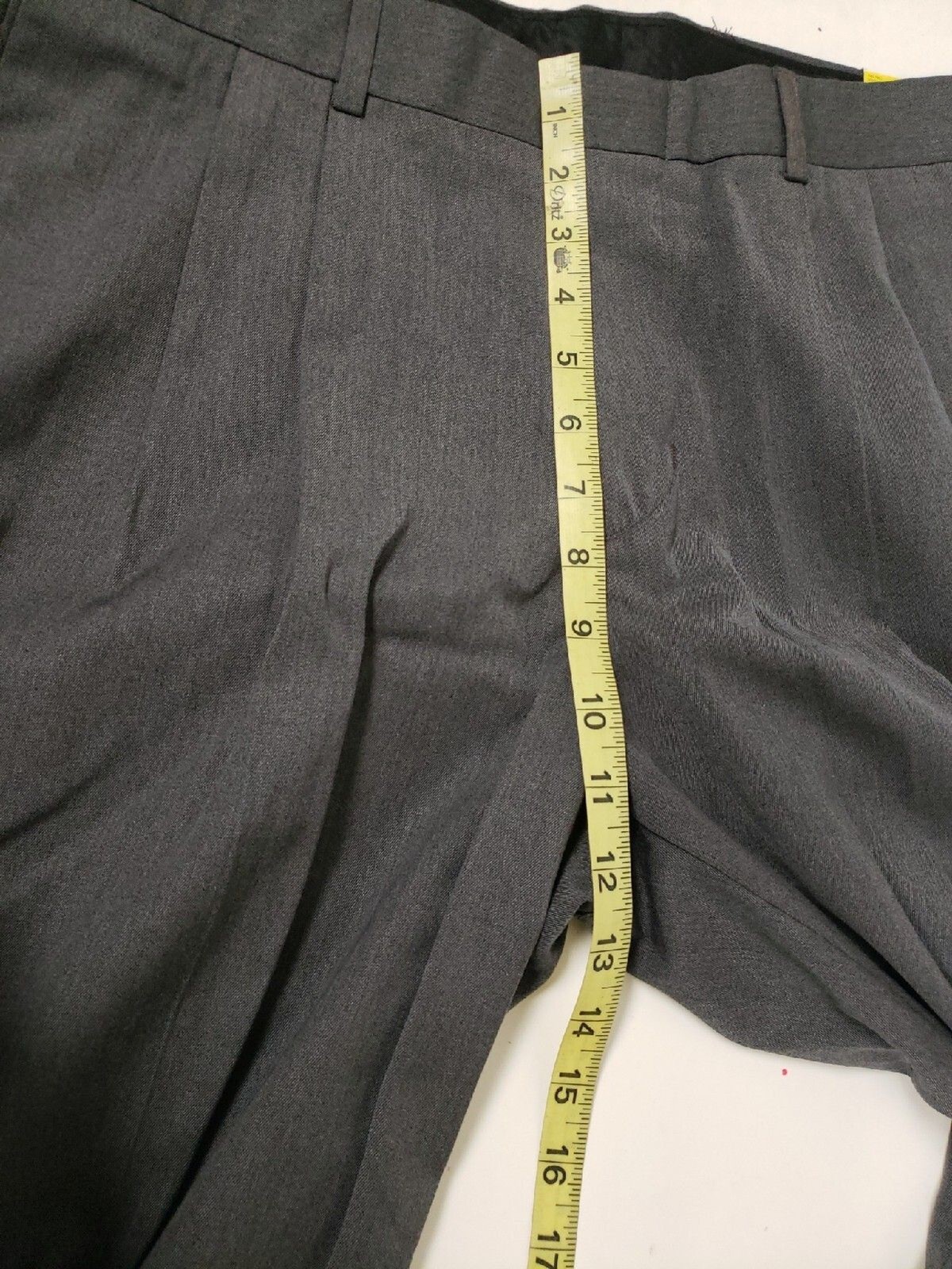 Covington Mens Classic Fit Gray Dress Pants Pleated With Cuffs Sz 30×30 NWT