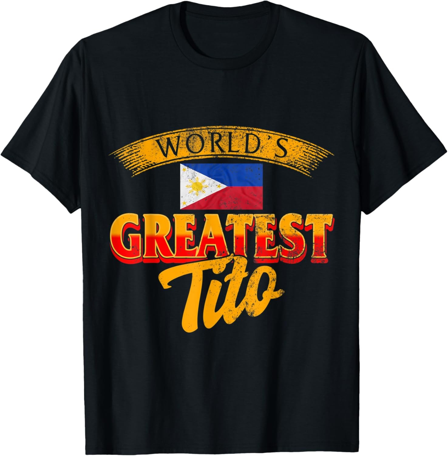 Filipino Great Tito Uncle To Be Flag Philippines Pregnancy T-Shirt