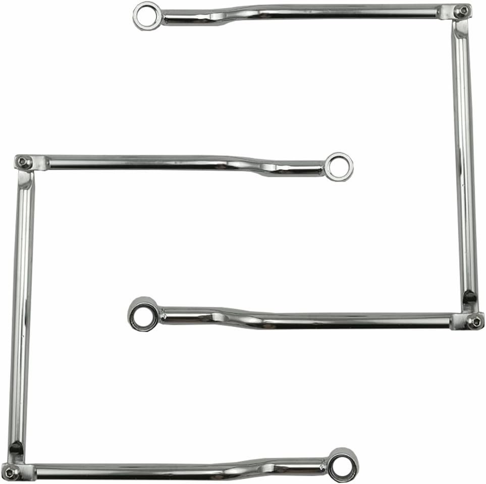Saddlebag Support Bars Brackets (Chrome)