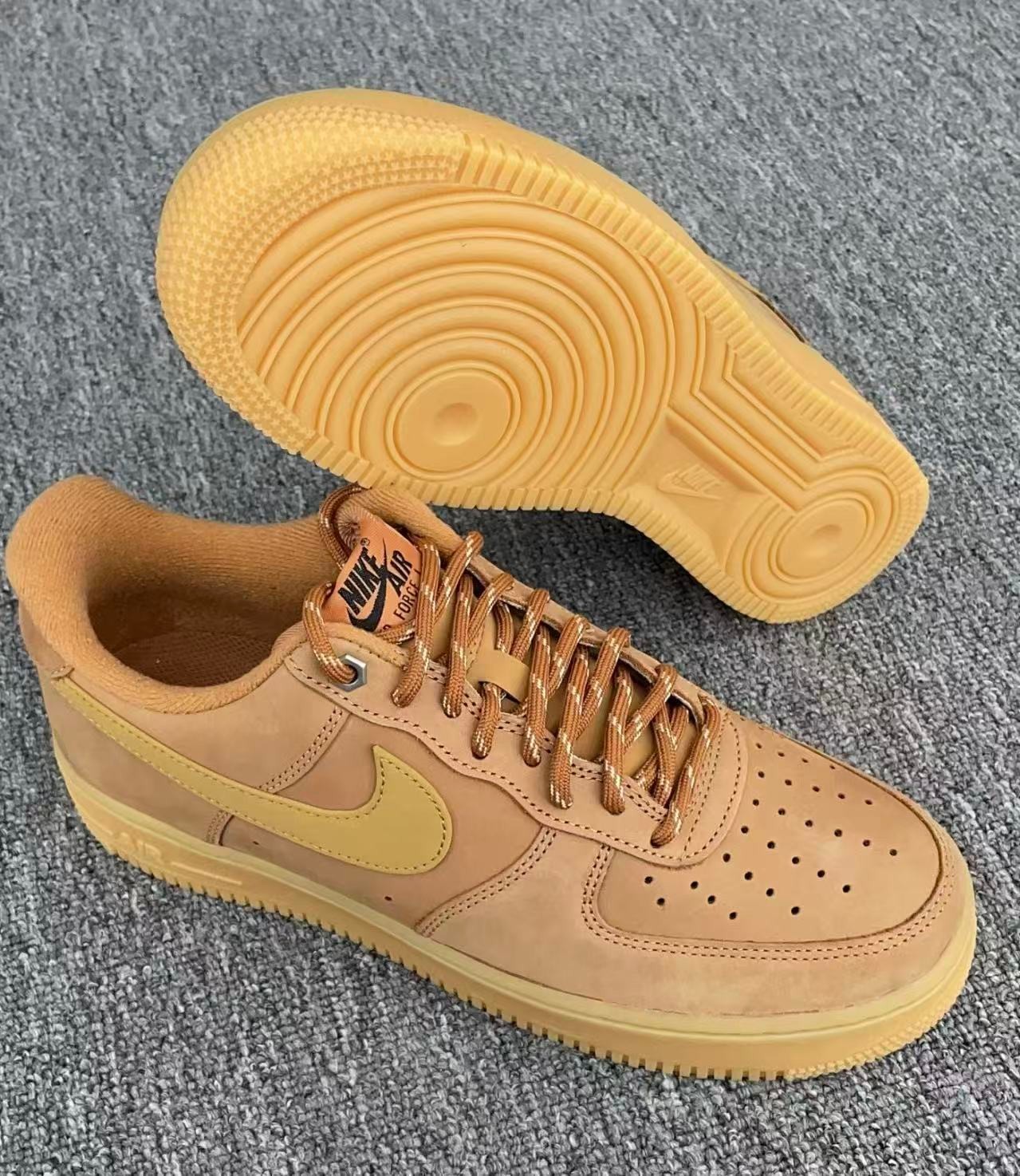 Nike Air Force 1 07 Triple Black/Brown Low Top Men’s sneakers Shoes US Size 7-12