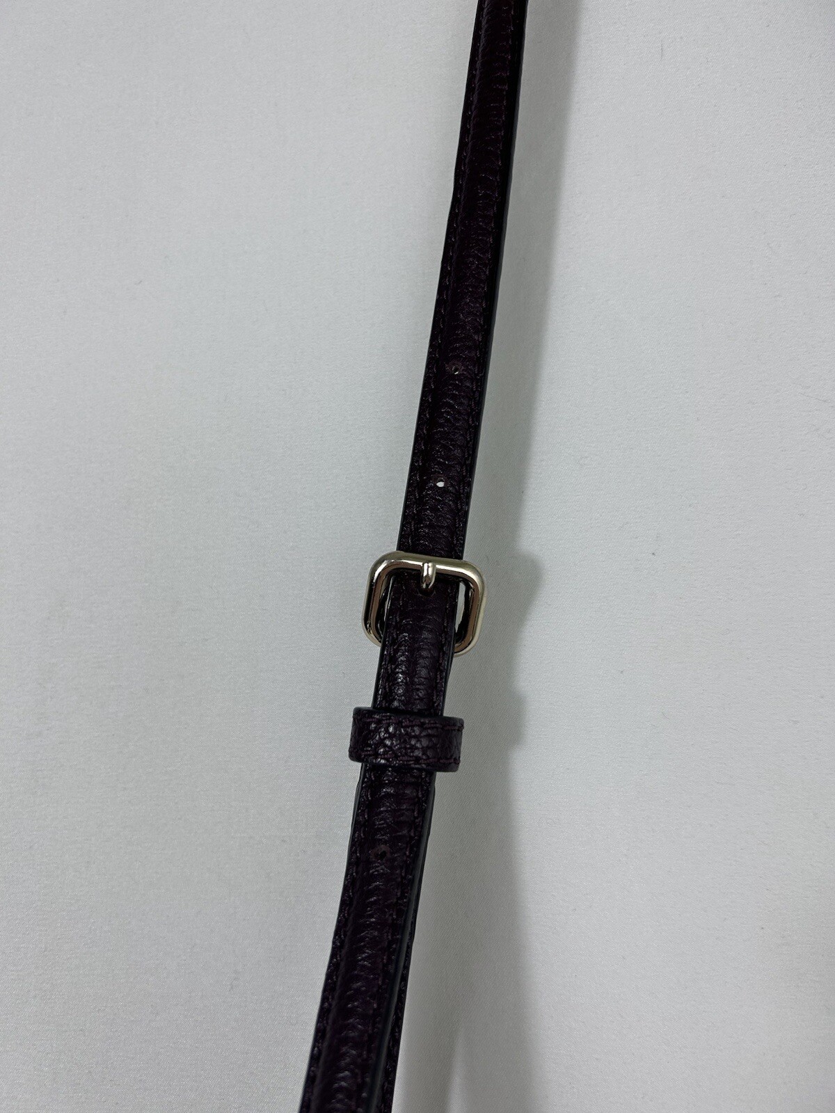 Kate Spade Burgundy Wine Small Crossbody Purse Handbag 10x7x3 Flaw Repair Needs