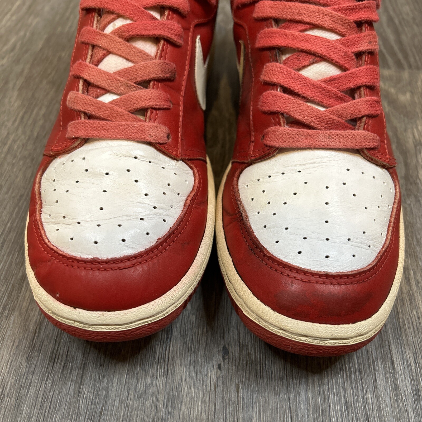 VTG Nike 1980’s Sales Sample Dynasty Red White Men’ US 9 1985 Original OG Shoes