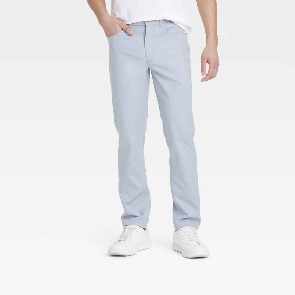 Men Comfort Wear Slim Fit 5-Pocket Pants – Goodfellow & Co –