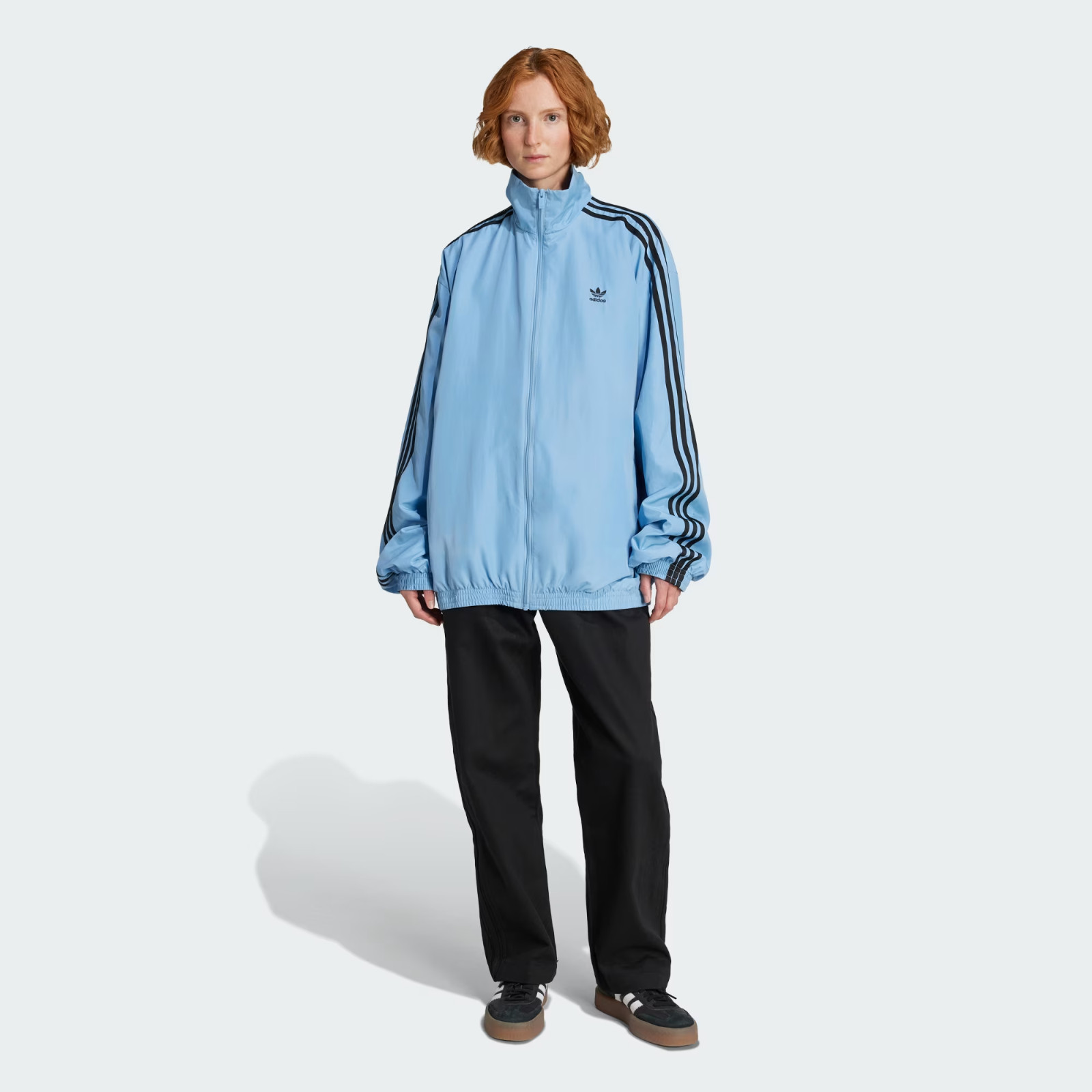 NEW Adidas JY2638 Adilenium Season 3 Oversized Blue Zip Track Jacket Women’s M
