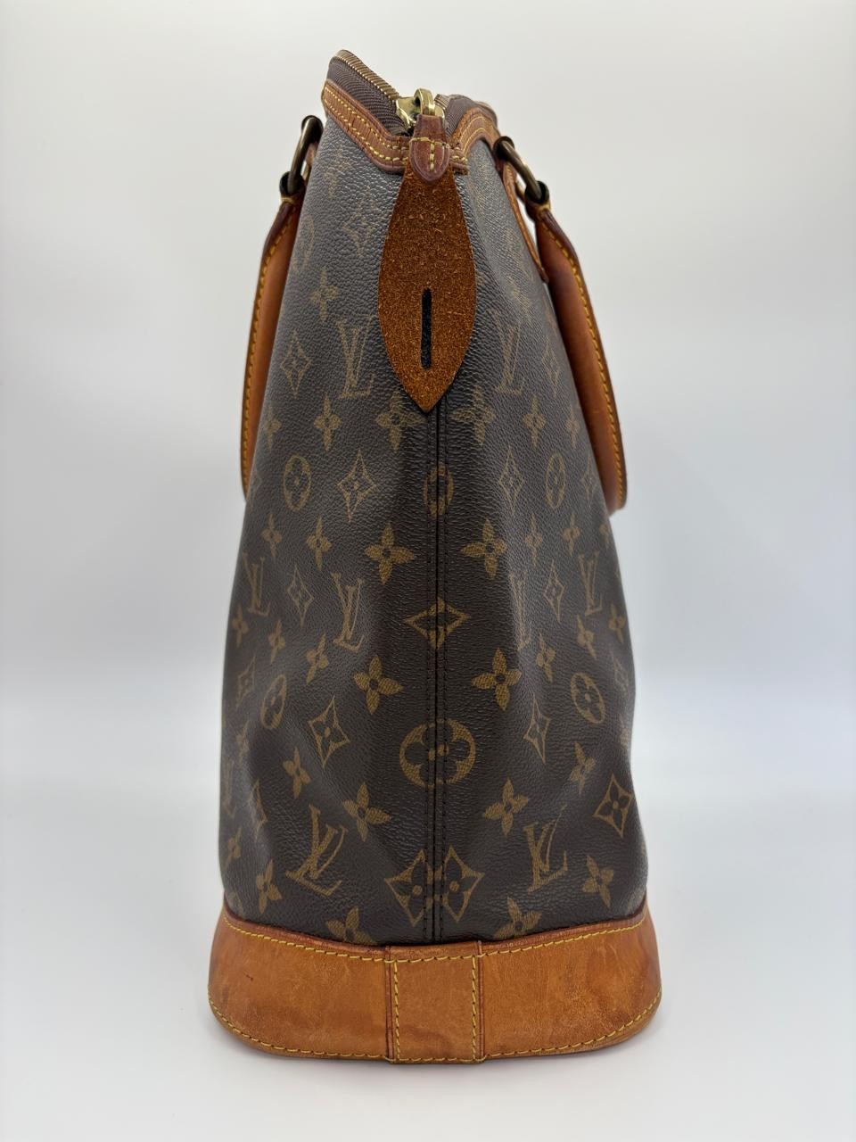 Louis Vuitton Lockit Vertical Monogram Canvas Satchel Bag FL0046 Dust Bag