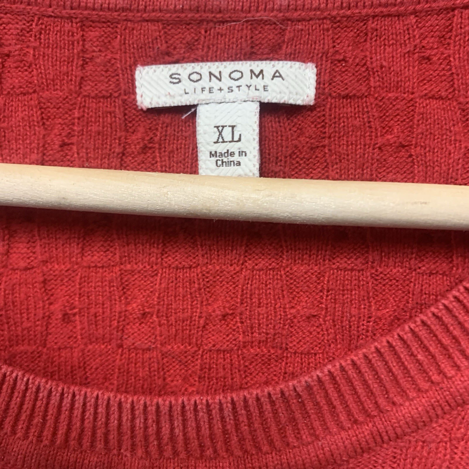 Sonoma Womens XL X-Large Sweater Pullover Sweatshirt 48” Bust 26” Length