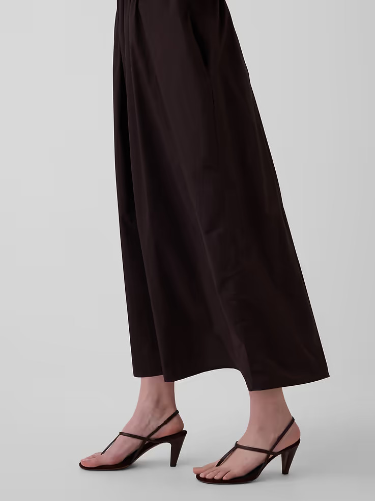 GAP – Sale – Poplin Drop-Waist Maxi Dress – NEW
