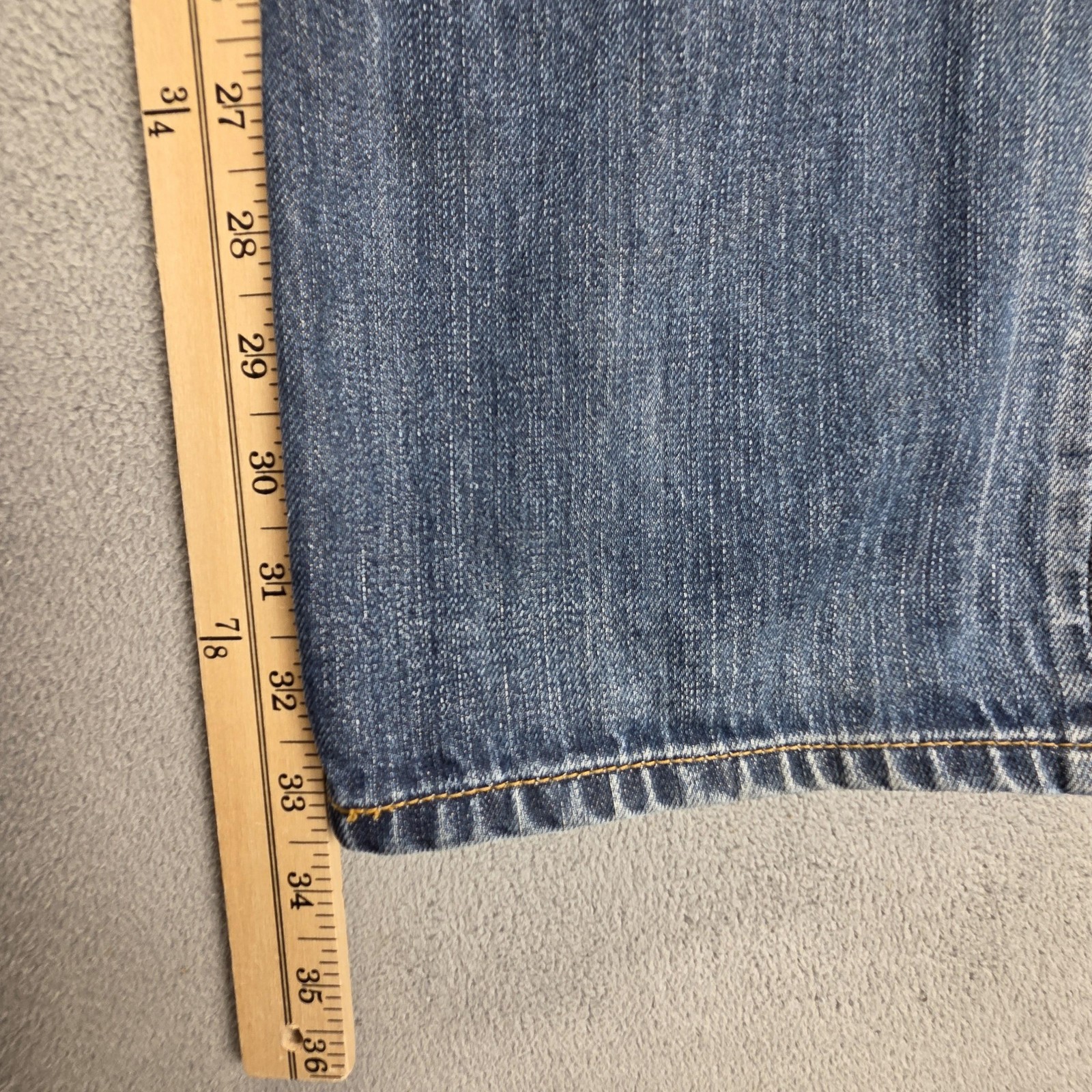 Vintage Levis Engineered Jeans Mens 34×34 Blue Honeycomb Whiskers Zip Fly