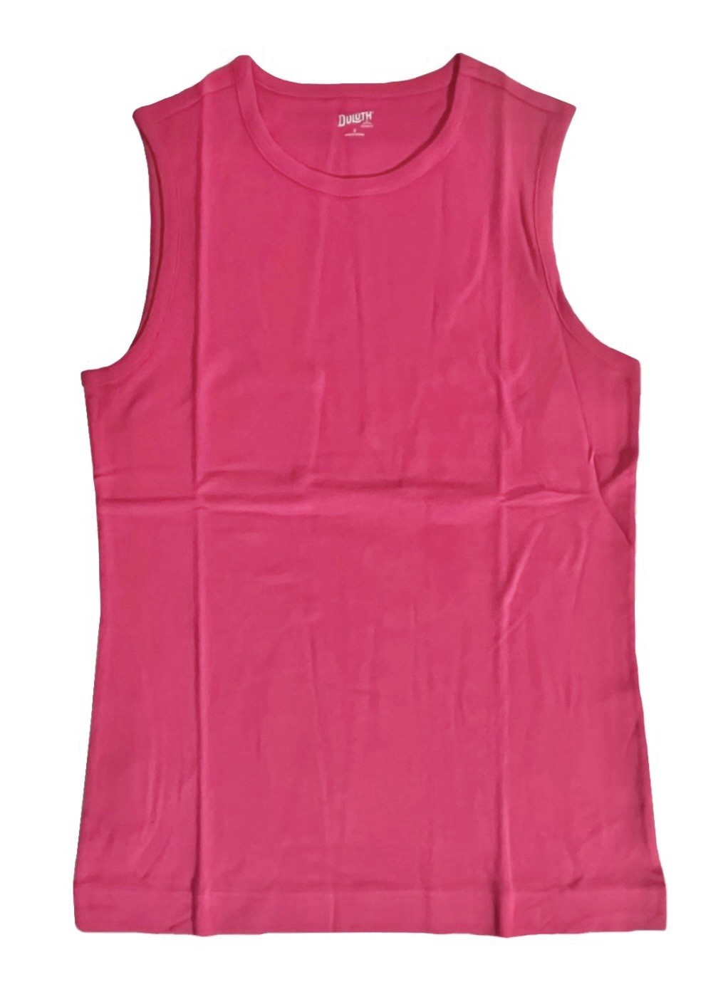 Duluth Trading Women’s Longtail T Tank Top Rib-Knit/Raspberry Sorbet Size Small