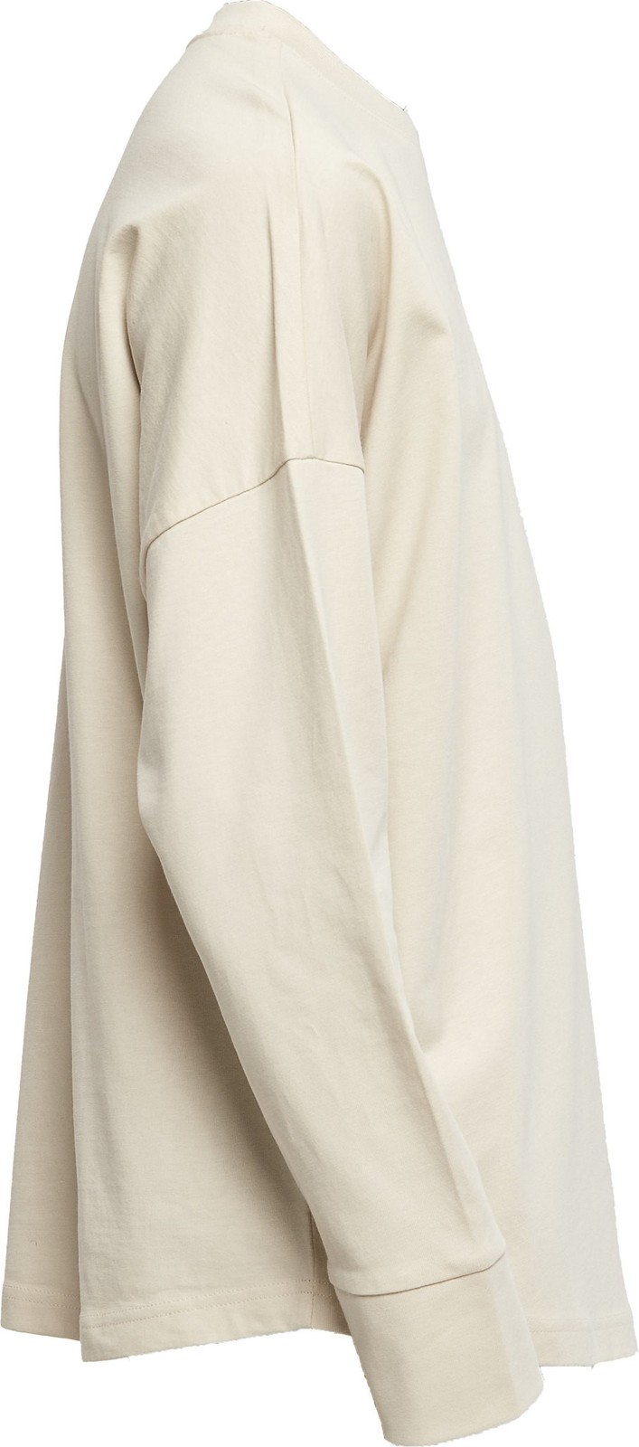 Build Your Brand Oversize cut on sleeve long sleeve – Round neck, Set-in sleeve