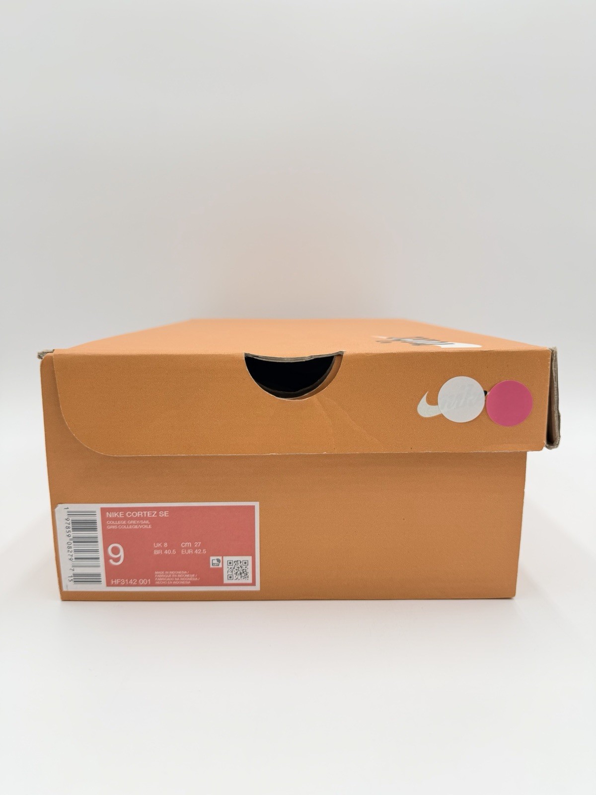 Nike Men’s Cortez SE Size 9 Grey Sail Suede |HF3142-001|