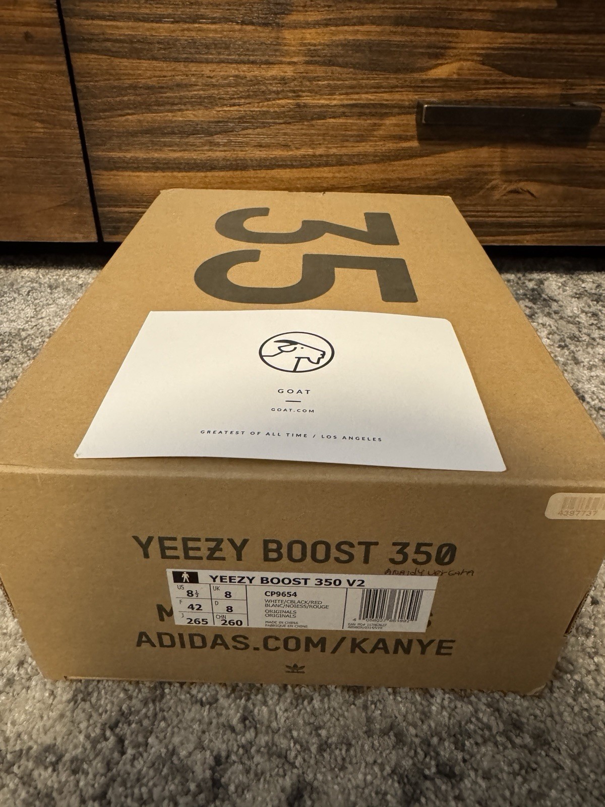 Adidas Yeezy Boost 350 V2 Zebra Men’s Size 8.5