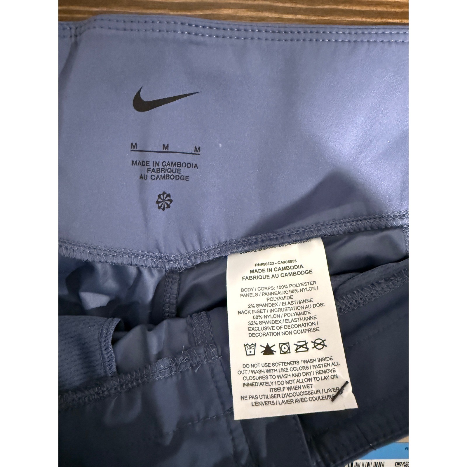 Nike Running Division Womens Track Pants Blue Ashen Slate FB7825-491 Medium NEW