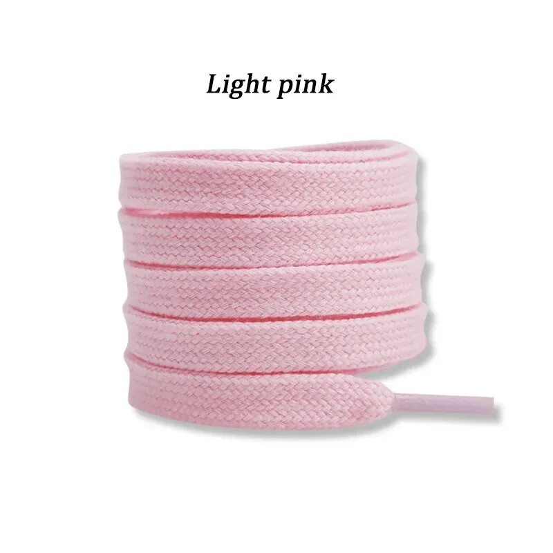 Quality Cotton Shoelaces 0.8cm Width Flat Shoelace Tennis Sneakers Shoe laces