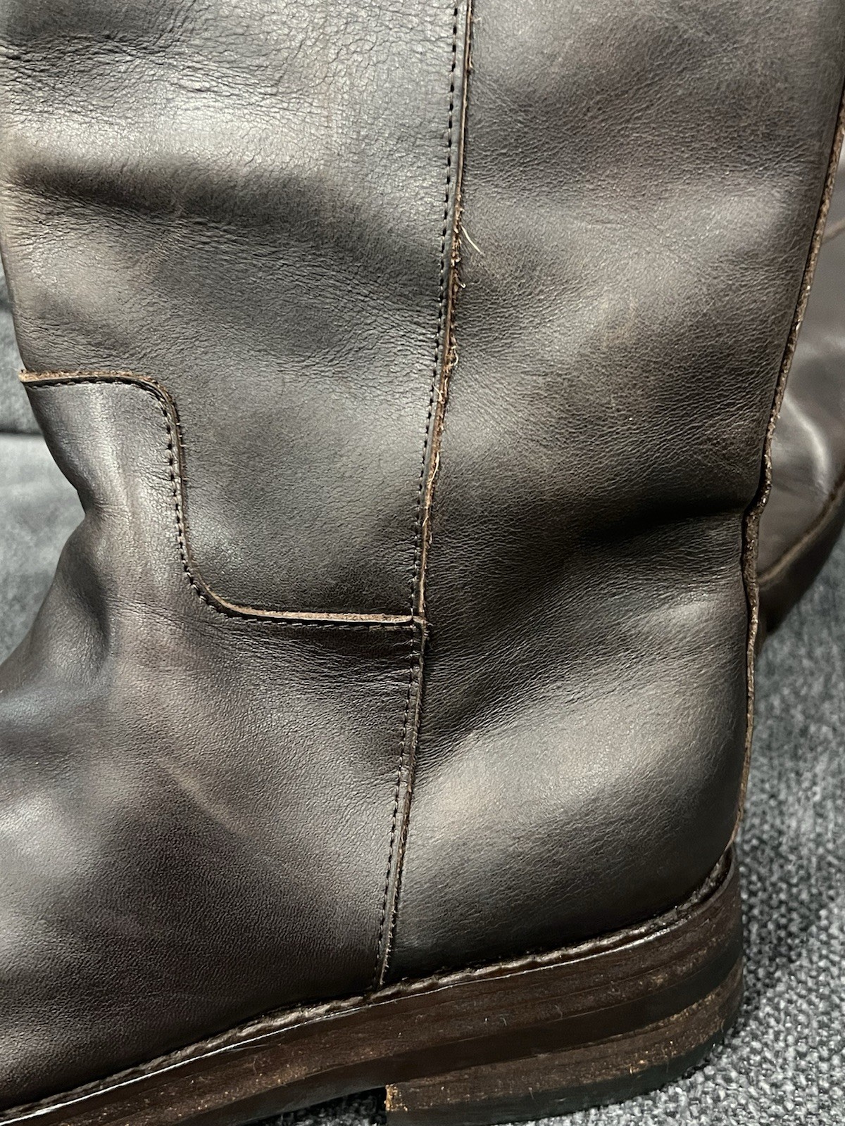 RRP€1150 ANN DEMEULEMEESTER Leather Calf Boots US9 UK6 EU39 Made in Italy