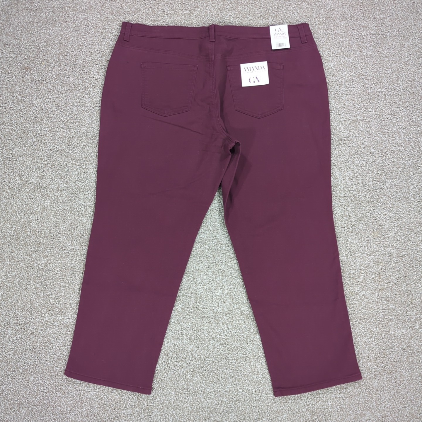 Women Plus Gloria Vanderbilt Amanda Classic Jeans Blue 16W 24WS Crimson 20WS 24W