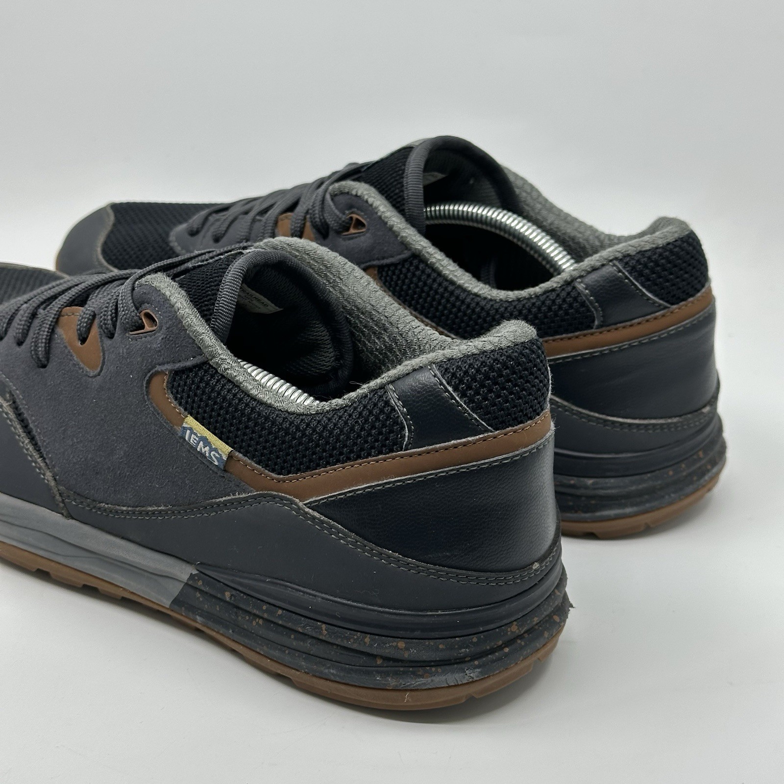 Lems Trailhead Shoes Mens 13D Stormy Night Gray Hiking Trail Minimalist Sneakers