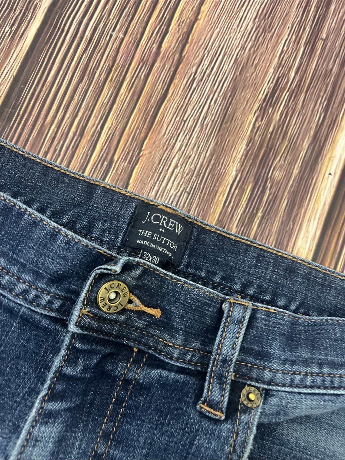 J CREW Jeans The Sutton Dark Wash Mens Size 32×30 (Measures 33×29)