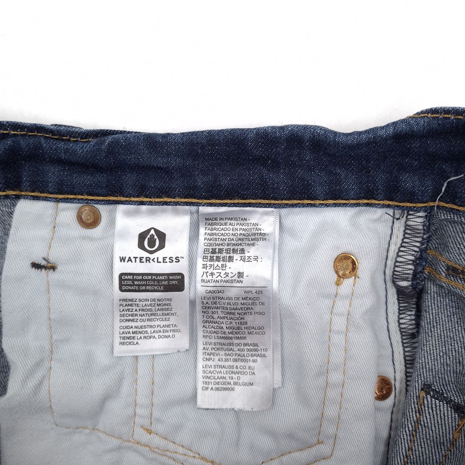 Levi’s Jeans 512 Men Stretch Slim Tapered Ay5 Size W32 L34