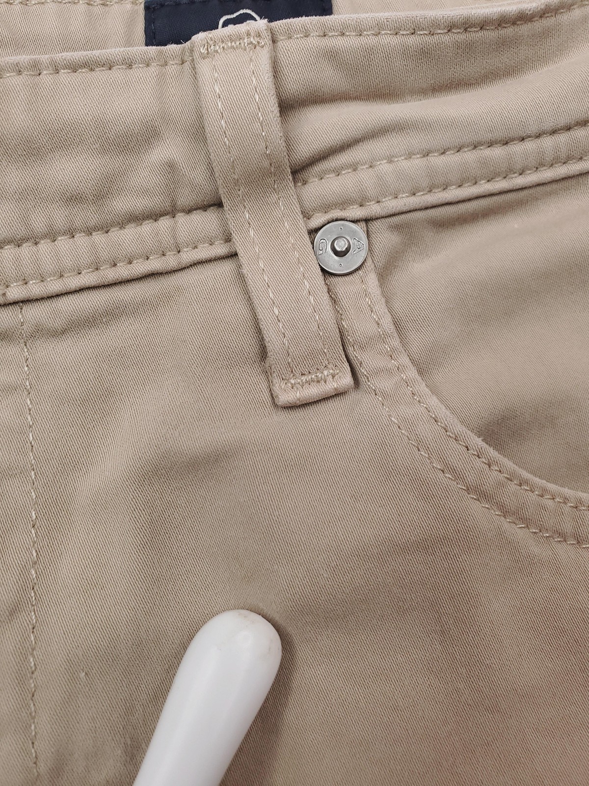 AG Adriano Goldschmied Jeans Mens 32×32 Beige Tellis Modern Slim Tapered Stretch