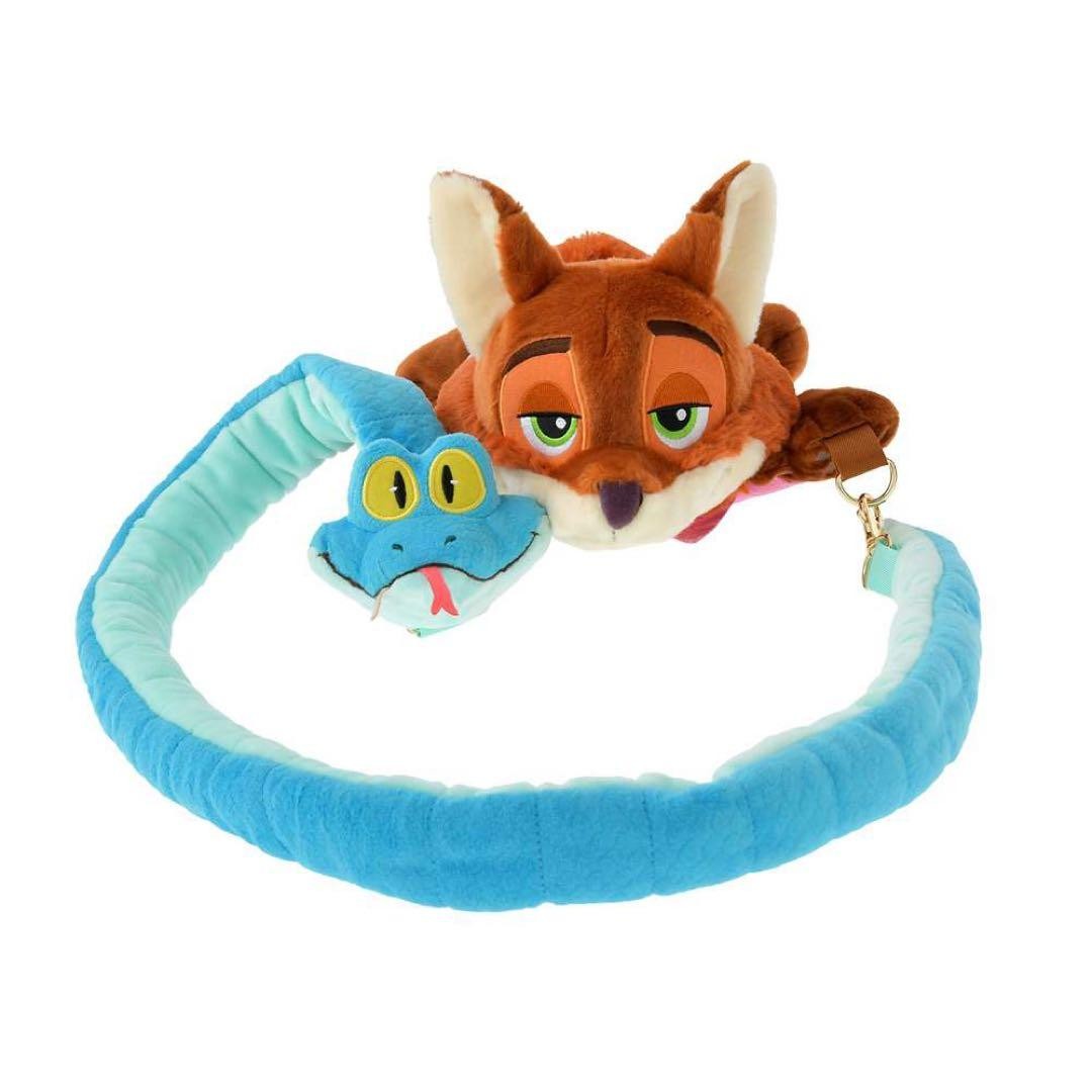 Disney Zootopia 2 Nick Wilde Gary Multi Pochette Crossbody Pouch Bag 7.5×5.1in