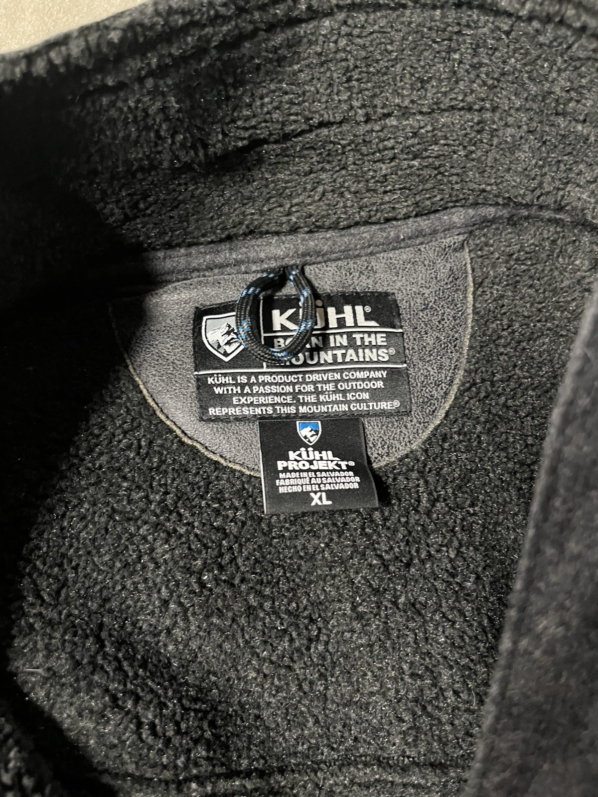 Women’s black kuhl Dani Sherpa trench coat Fleece Lined Size XL