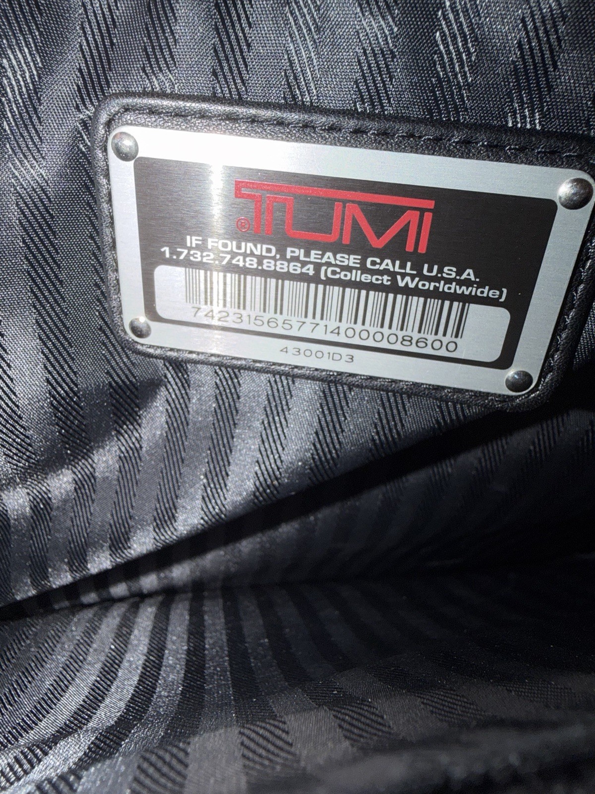 TUMI Computer/Travel Bag