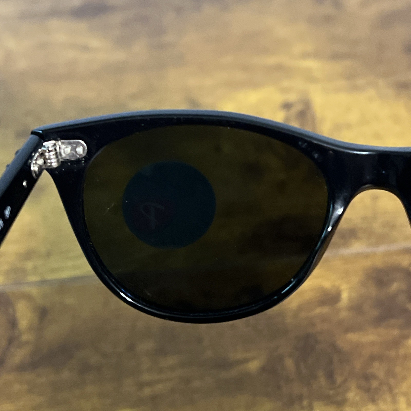 Ray-Ban P RB2185 Wayfarer Classic 901-58 Black Frame Green Polarized Sunglasses