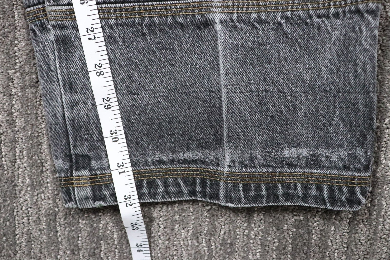 Mecca VTK 90s Baggy Jean’s Grunge Skater Hip-hop Urban Men 40×32 DAMAGED ZIPPER