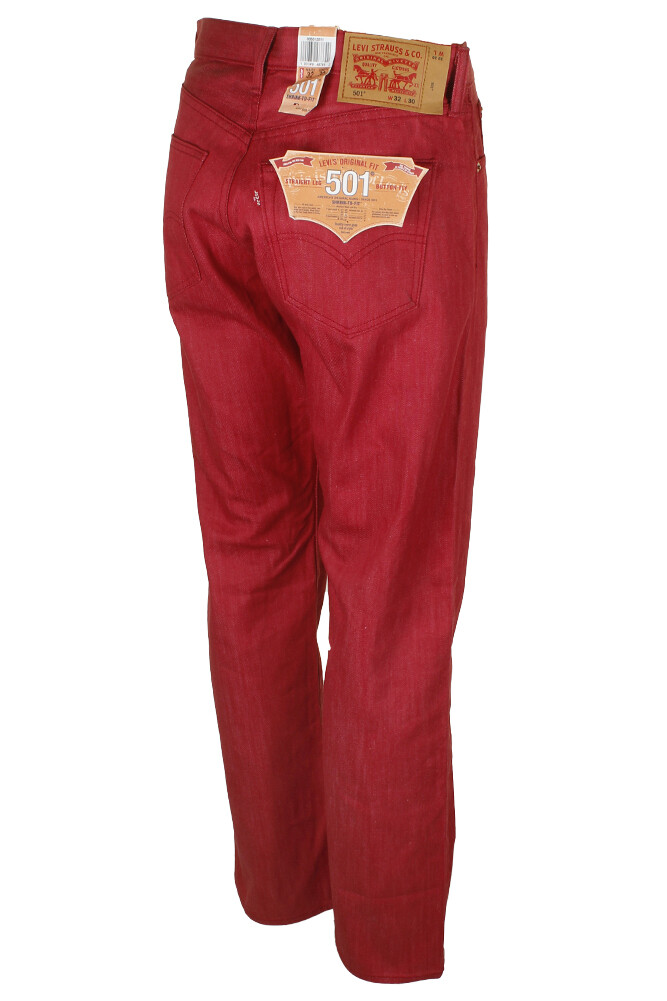 Levi’s Men’s 501 Denim Original Shrink to Fit Button Fly Jeans