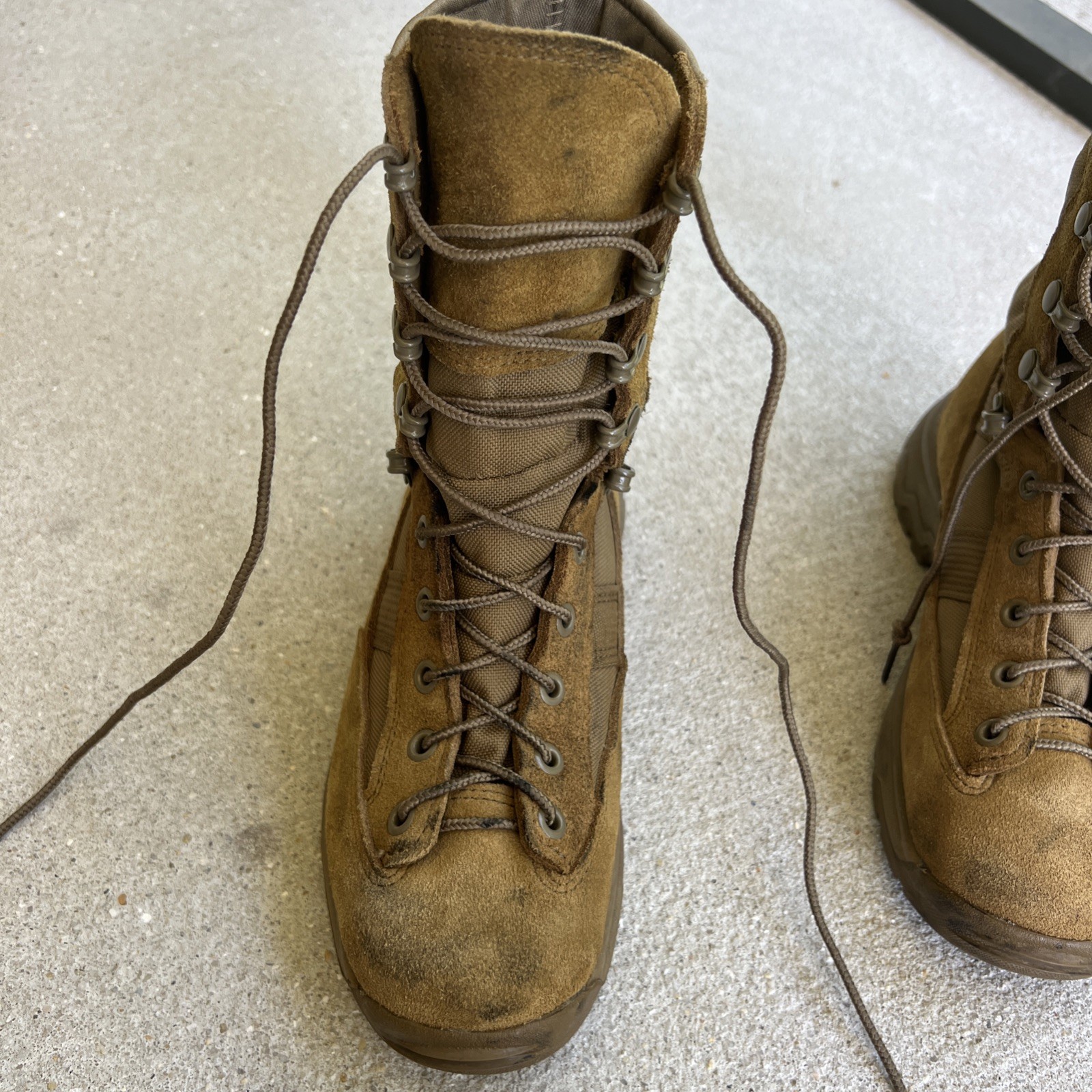 USMC Danner Reckoning 8” Coyote HOT EGA Combat Boot Desert Tan Size 5M or 6.5W