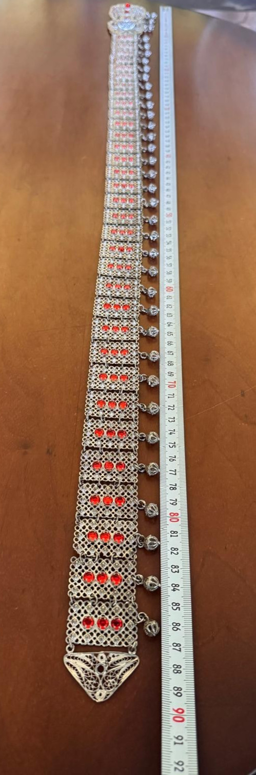 Bridal Belt, Filigree Embroidered, Ottoman Model Bindalli Belt, Anatolian Turkis