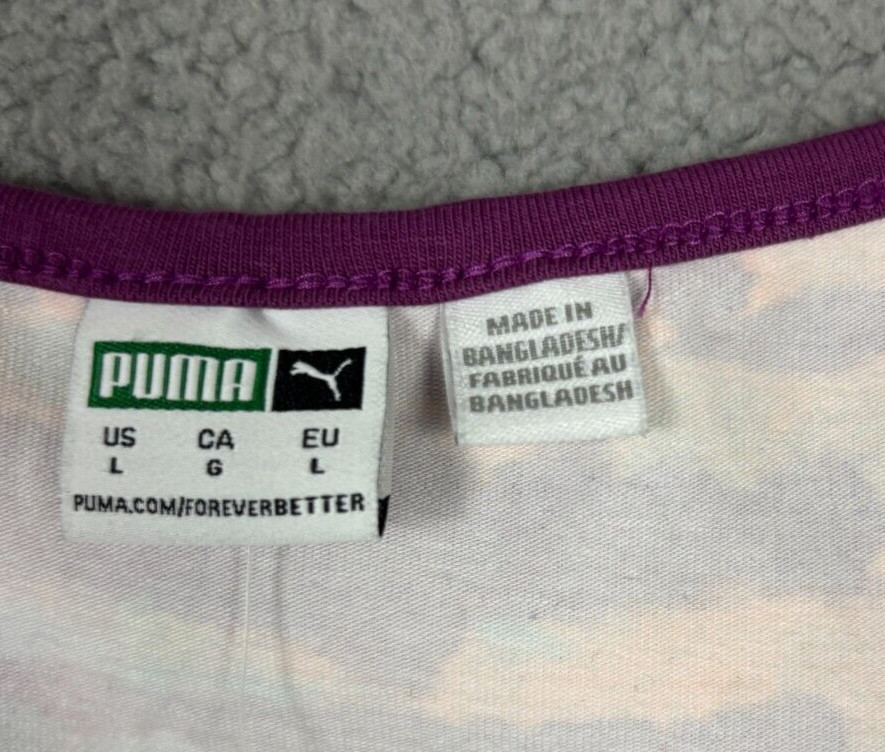 Puma Tie Dye Tank Top 95% Cotton 5% Spandex Large Multicolor New With Tag’s.