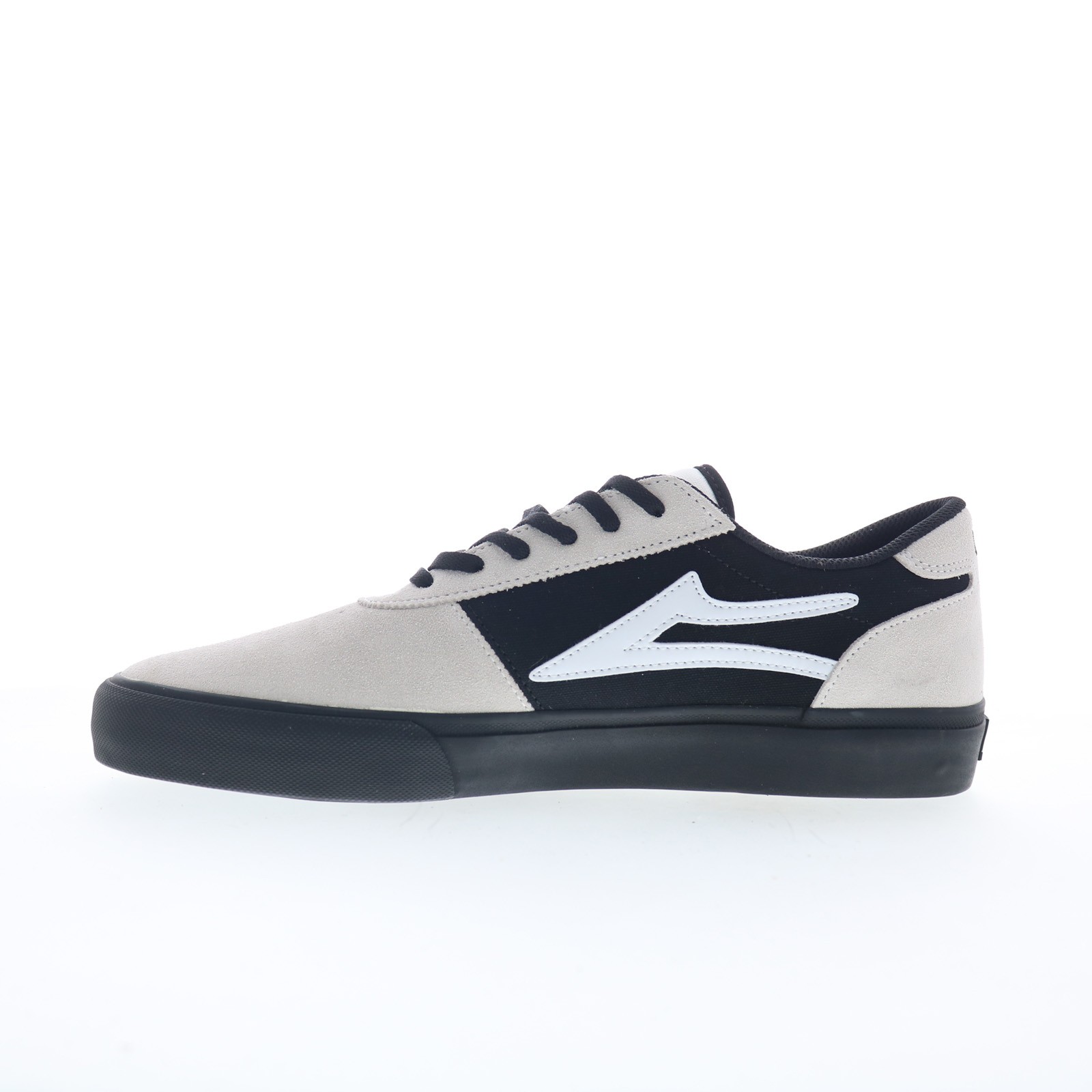 Lakai Manchester Mens White Suede Lace Up Skate Inspired Sneakers Shoes