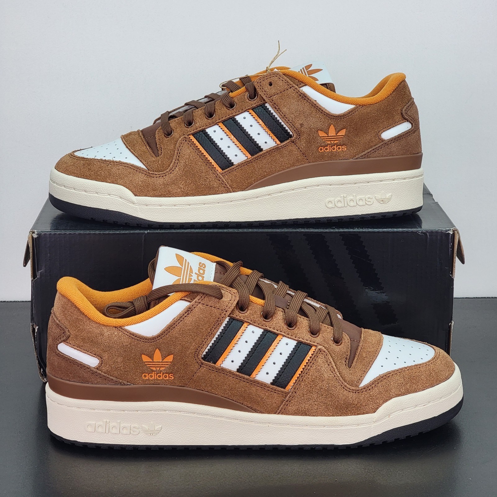 Adidas Forum Low Men’s Size 11.5 Athletic Shoes Brown Casual Footwear Sneakers