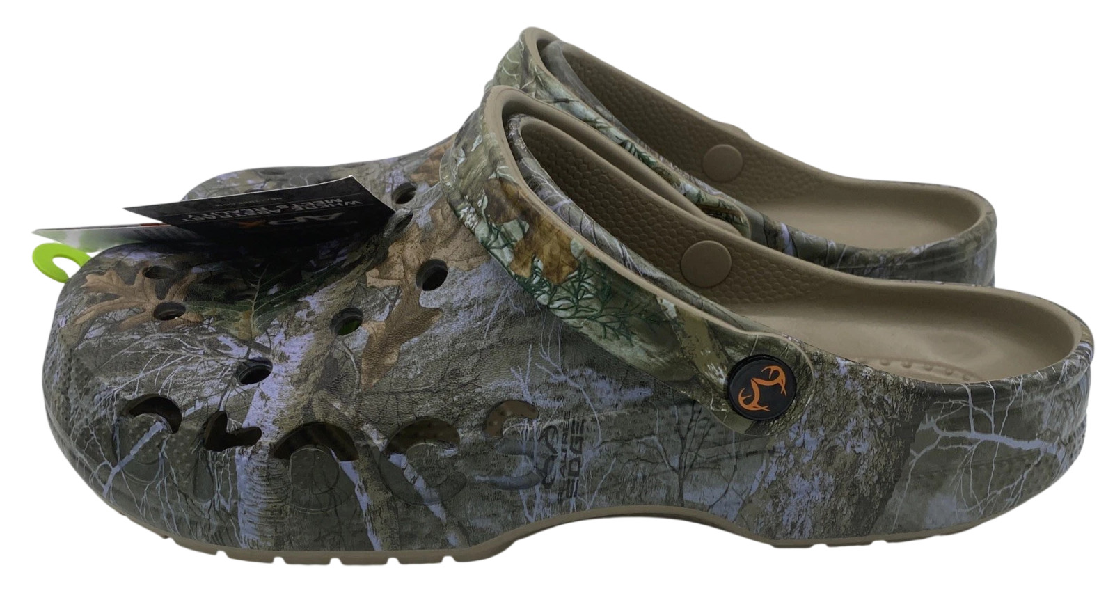 Crocs Baya Realtree APX Edge Camo Clogs Unisex M12 W14 Slip On Shoes New