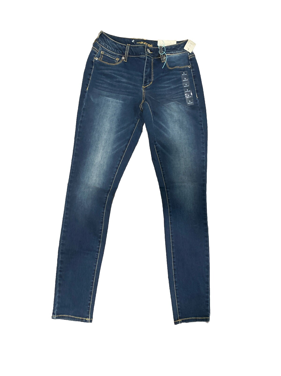 Maurices Women’s Size S Blue Skinny Leg Stretch Jeans 28/32 Length