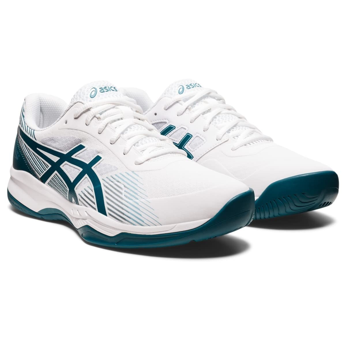 ASICS Men s Gel-Game 8 White/Velvet Pine Size 9 US/ 8 UK/ 1041A192-104