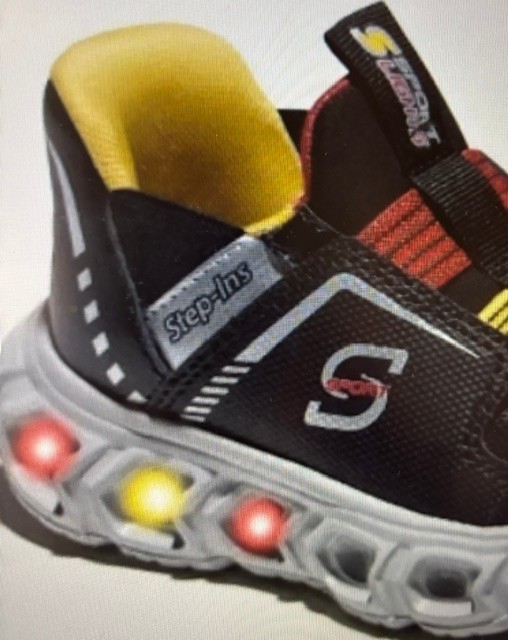 S Sport/Skechers Kaleb Light Up Step-In Sneakers. Boys Toddlers Shoes. Sz 6. NEW