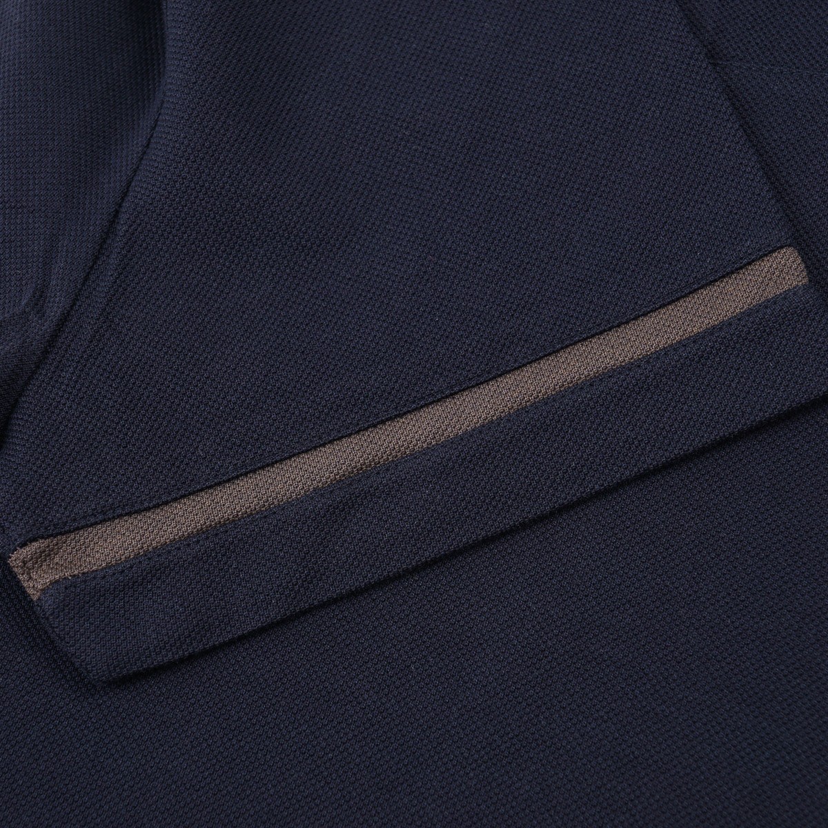 Brett Johnson Classic-Fit Pique Silk-Cotton Zip Collar Polo Shirt XL (Eu 54) NWT