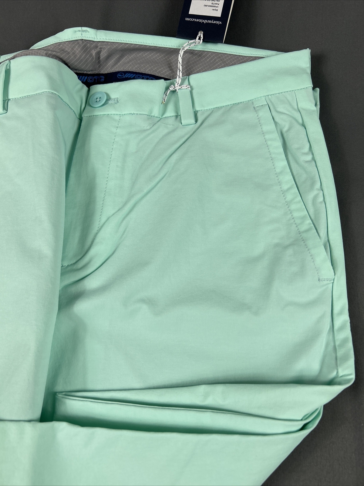 Vineyard Vines Golf Pants Performance On The Go 32 x 30 Crystal Blue $125