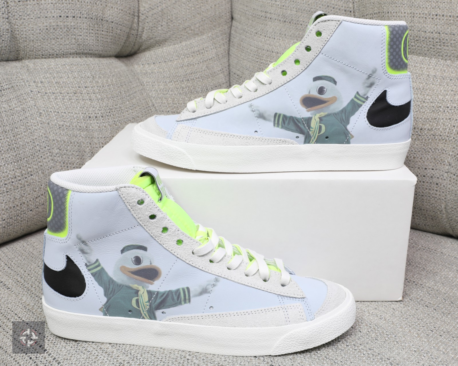 Nike Blazer Mid 77 Oregon Ducks PE Blue Shoes Men’s Size 7.5-9 (FD0235-400)