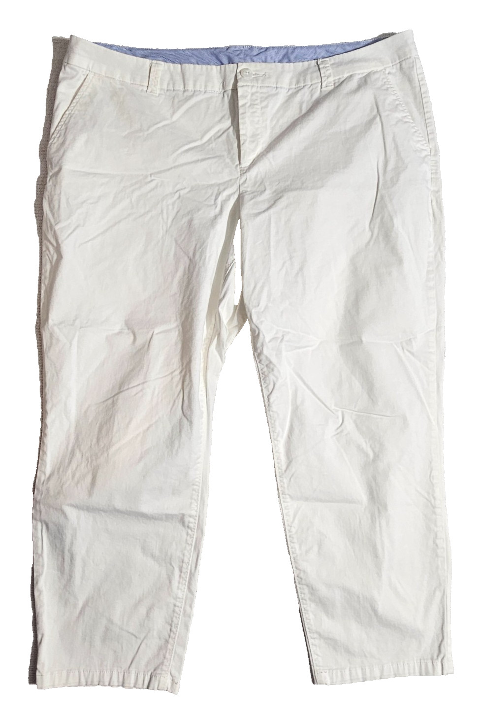 Pants White Pockets Anklet Rear Pockets Women’s 20W By JCP