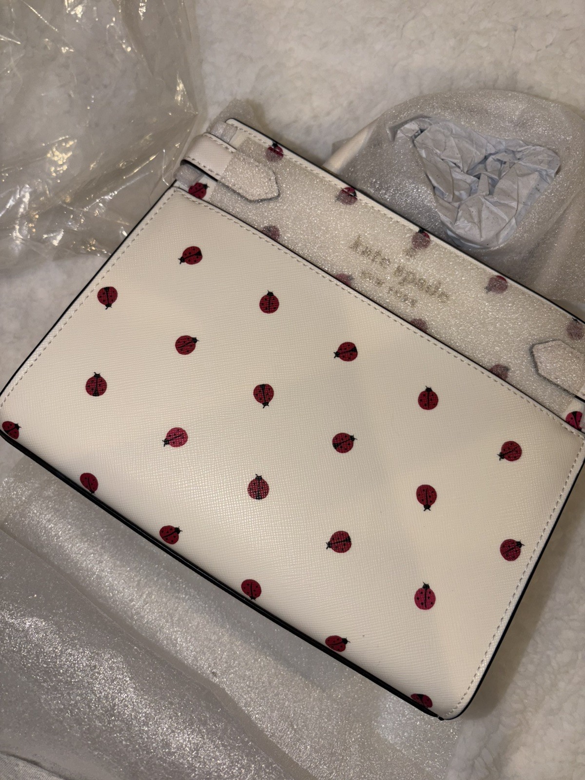 Authentic Kate Spade Staci Small Ladybug Satchel – Very Hard to Find