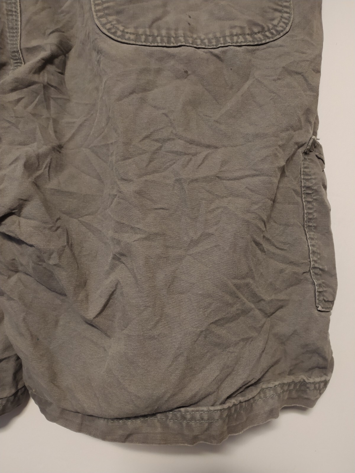 Carhartt Shorts Mens W40 Grey Cargo Utility Carpenter B147 FAT Paint Marks Work
