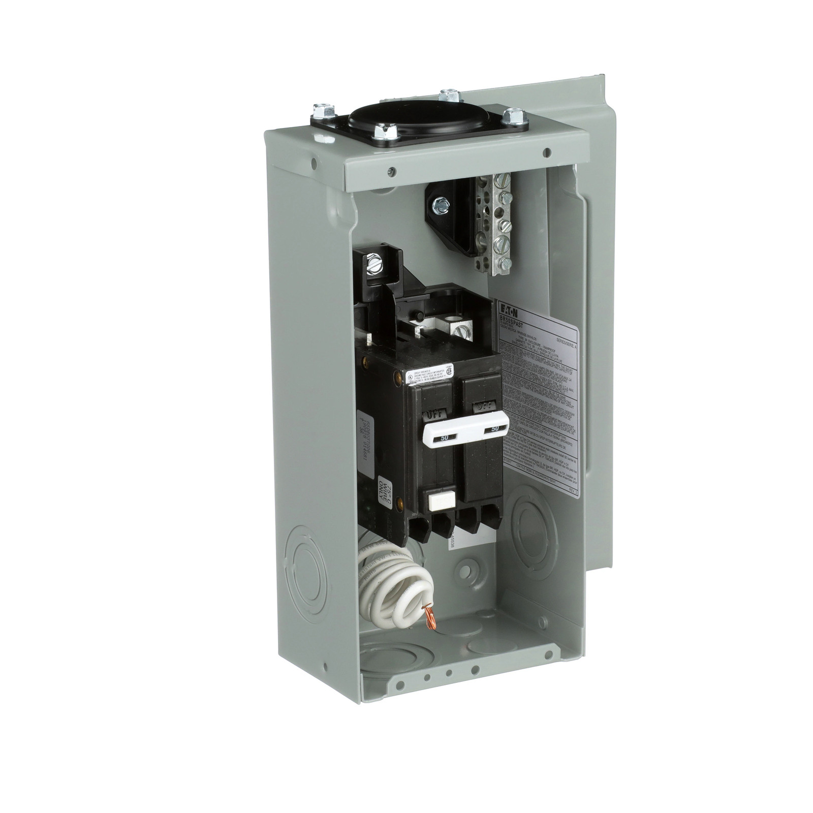 Eaton 50 Amp Single phase (120V/240V) Outdoor General-duty Enclosed Molded|12975